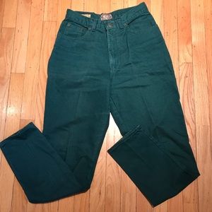 Forrest green vintage express pants